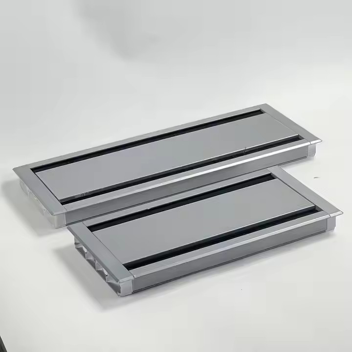 Custom Desktop Cable Hole Cover Organizers Rectangle Cable Grommet Hole Cover for Computer Desk / 3