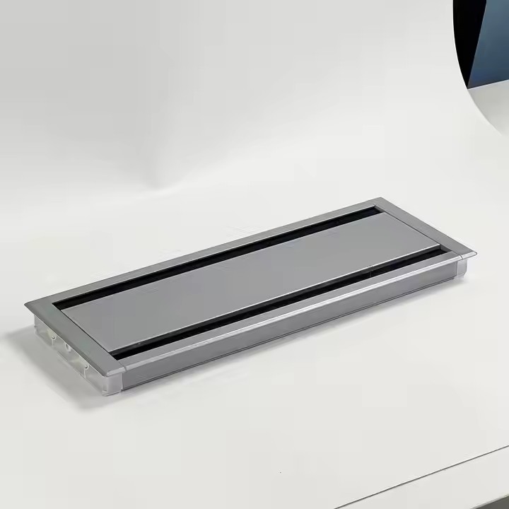 Custom Desktop Cable Hole Cover Organizers Rectangle Cable Grommet Hole Cover for Computer Desk / 2