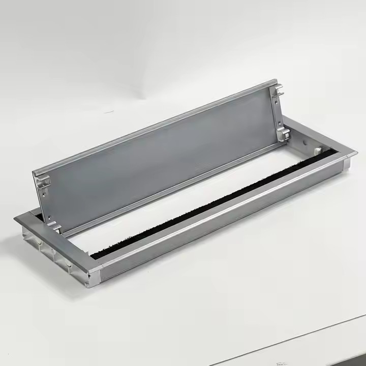 Custom Desktop Cable Hole Cover Organizers Rectangle Cable Grommet Hole Cover for Computer Desk / 1