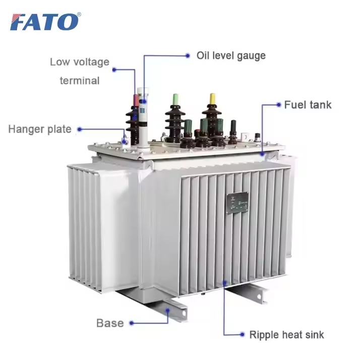 FATO S11-M Transformer 30kVA 100KVA 315 KVA 500KVA Three Phase Electric Oil Immersed Power Dyn11 Coi / 3