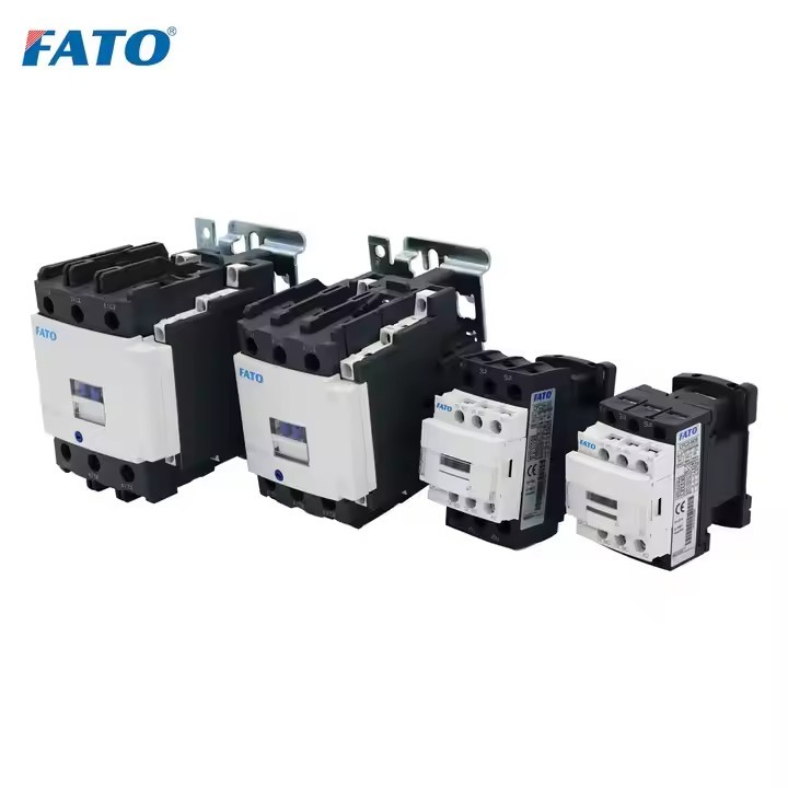 FATO LC1 Magnetic AC Contactor 9A-95A 220V/380V DIN Rail 3 Pole Contactor CE Certified for Motor Con / 2