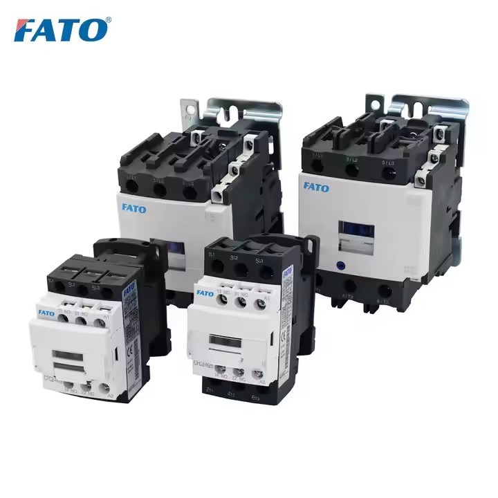 FATO LC1 Magnetic AC Contactor 9A-95A 220V/380V DIN Rail 3 Pole Contactor CE Certified for Motor Con / 3