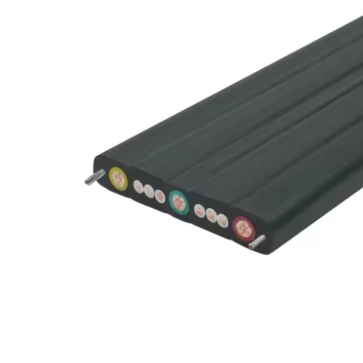 Customized Trailing Cable YFFBG Mobile Flat Cable for Crane Lifting Elevator PVC Insulated Copper Co / 1