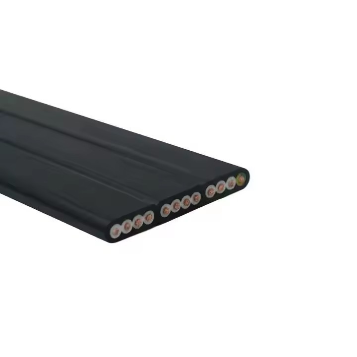 H07VVH6-F H05VVH6-F Flexible Flat Cable YFFB Copper Mobile Flat Cable for Elevator Crane CE Equipmen / 2