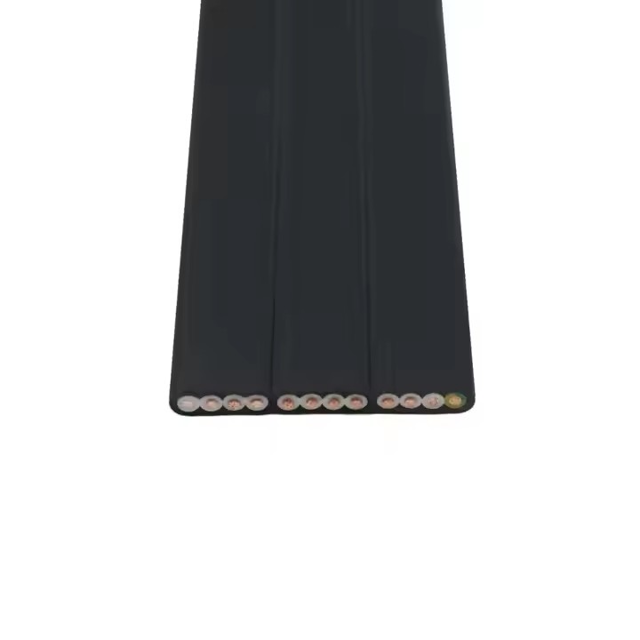 H07VVH6-F H05VVH6-F Flexible Flat Cable YFFB Copper Mobile Flat Cable for Elevator Crane CE Equipmen / 3