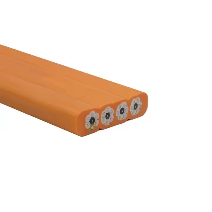 TVVB YFFB Flexible Bending-Retentive Control Flat Cable for Mobile Electrical Equipment Crane Travel / 1