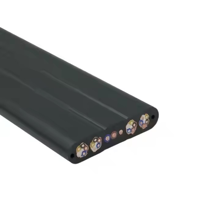 Customized TPU Polyurethane (PUR) Oil Corrosion Resistance Electric Gantry Crane Drum Cable Grab PVC / 1