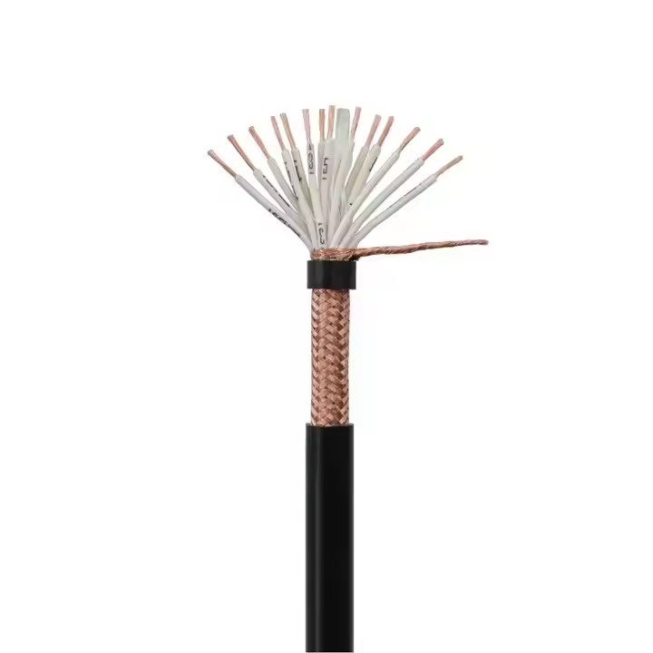 Shielded Control Cable RVVP Shielded Wire 10/12/16/20 Core 0.3/0.5/0.75/1.5Sq Signal Control Electri / 1