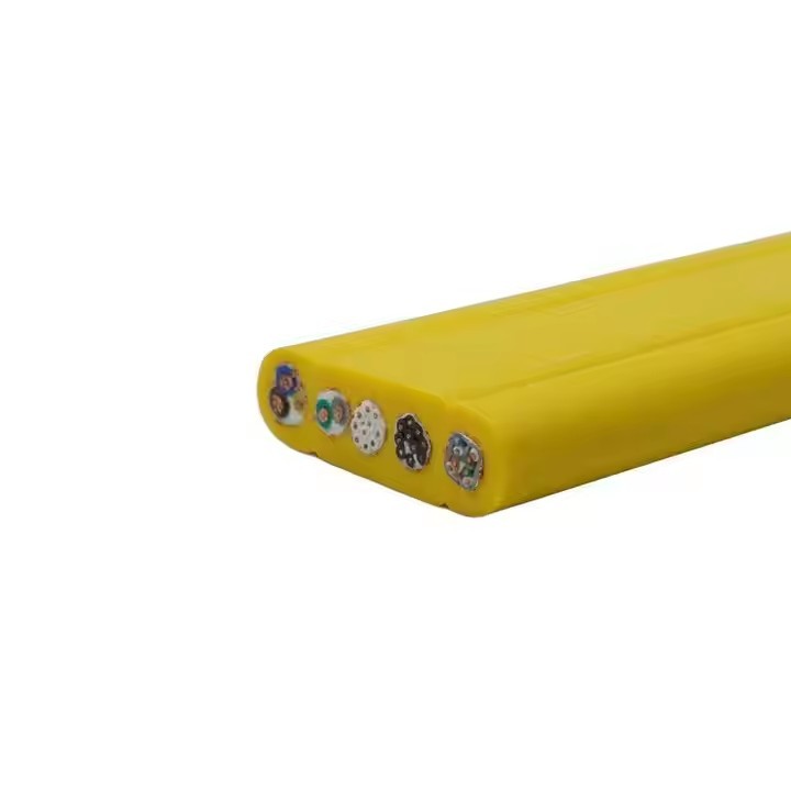 Customized TVVB TVVBP TVVBG Elevator Integrated Flat Cable Copper PVC Bending Resistant Tensile Stag / 1