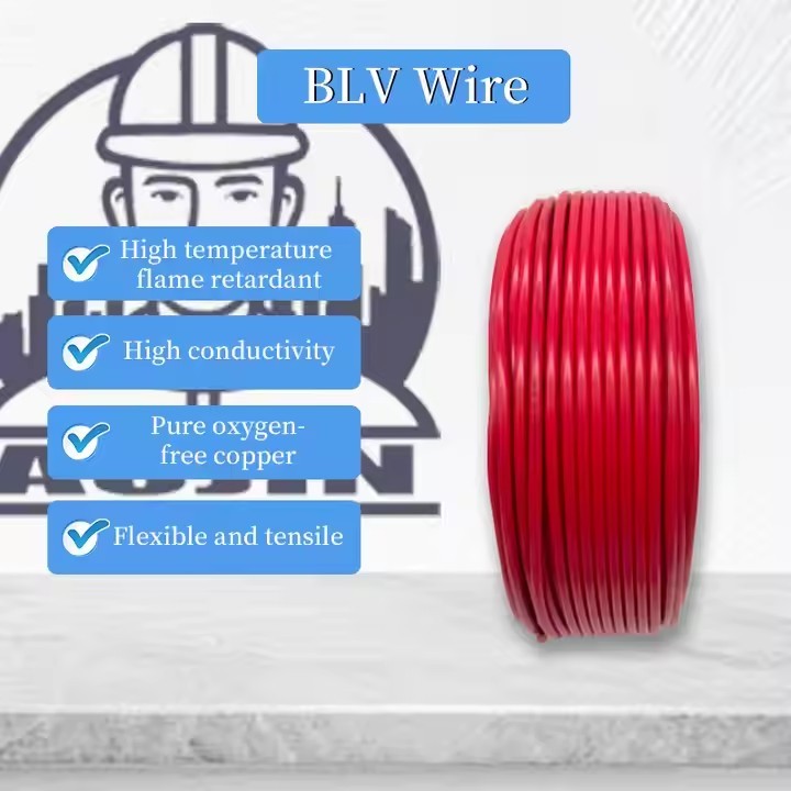 Aluminum Wire, BLV, 1.5mm, 2.5mm, 4mm, 6mm, 10mm, 25mm, 35mm Round Outdoor Single-core Cable / 3