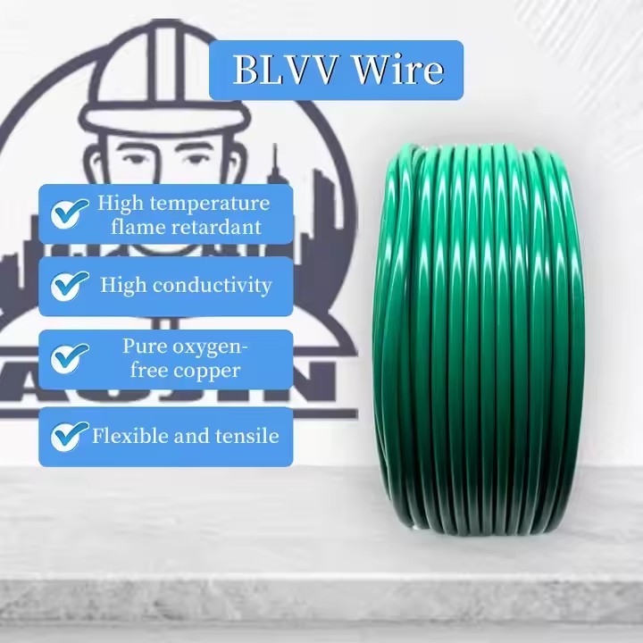 Double-coated Aluminum Wire BLV, 1.5mm, 2.5mm, 4mm, 6mm, 10mm, 25mm, 35mm Round Cable / 2