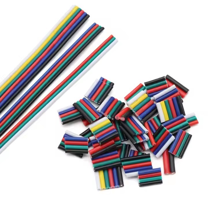 LED Strip Light Electrical Wire Cable 18/20/22AWG 2/3/4/5/6 Pin DIY Cable Connector Electric Cable f / 3