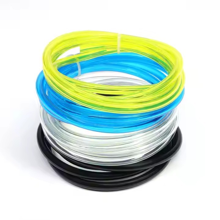 High Quality Rubber Petrol Fuel Gas Line Pipe Hose Tube for Trimmer Chainsaw Blower Yellow Transpare / 2
