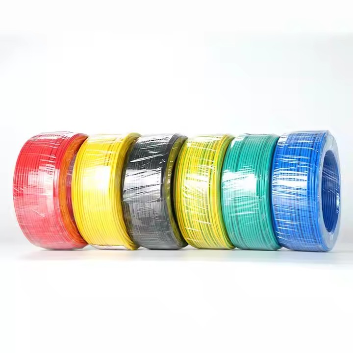 Copper Core PVC Insulation Resistance Flexible Cable House Wiring Construction / 2