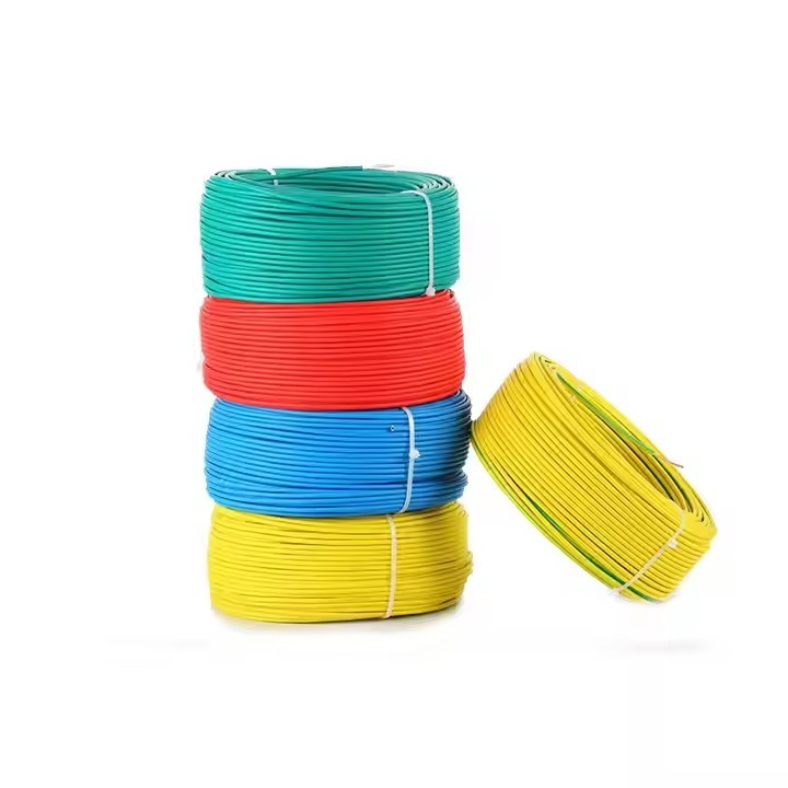 Wholesale High Quality Single Core Rubber Electric Copper Conductor Wire and Cable 450/750vPVC Insul / 3