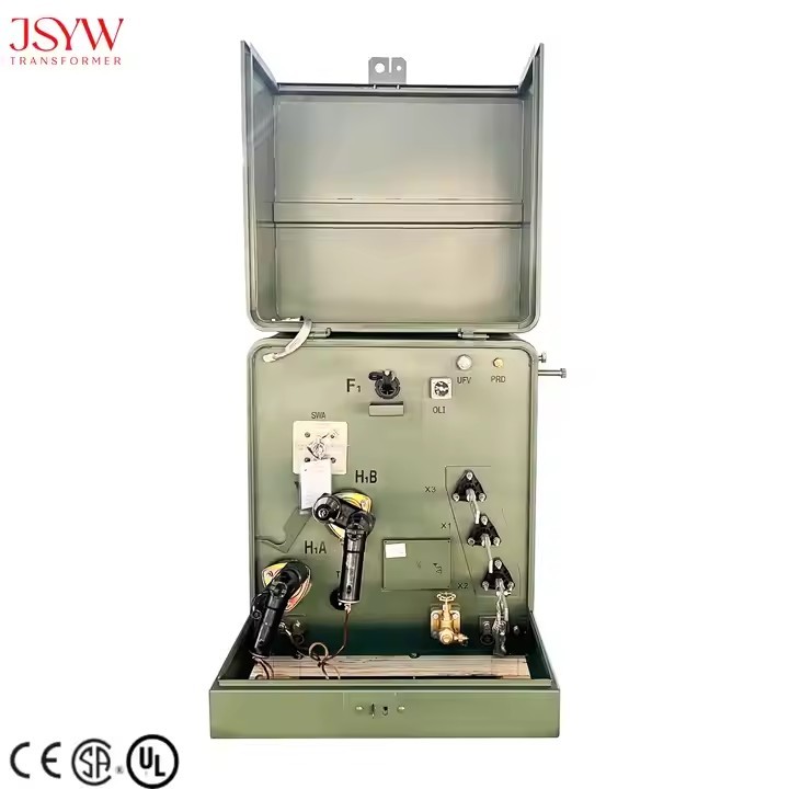 Yawei IEEE CSA IEC Standards Loop Feed 50 Kva Single Phase Pad Mounted Transformer / 3