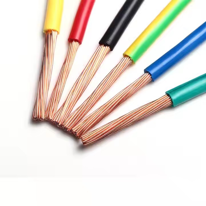 Single Core 1.5 2.5 4 6mm Copper Indoor Wiring Pvc Cable Copper Flexible Cable Single Core Electric  / 3