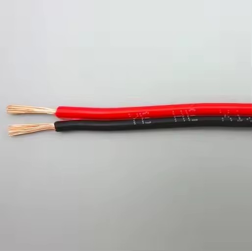 Manufacturers Power Cable Pure Copper Wire Extension Cord 2c 1.5mm 2 Rvb Pvc One Side Red and One Si / 3