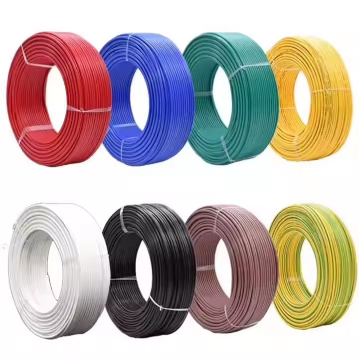 1.5Mm 2.5Mm 4Mm 6Mm Single Core Copper Pvc Insulated House Wiring Cable Wire Electrical Wires Power  / 2