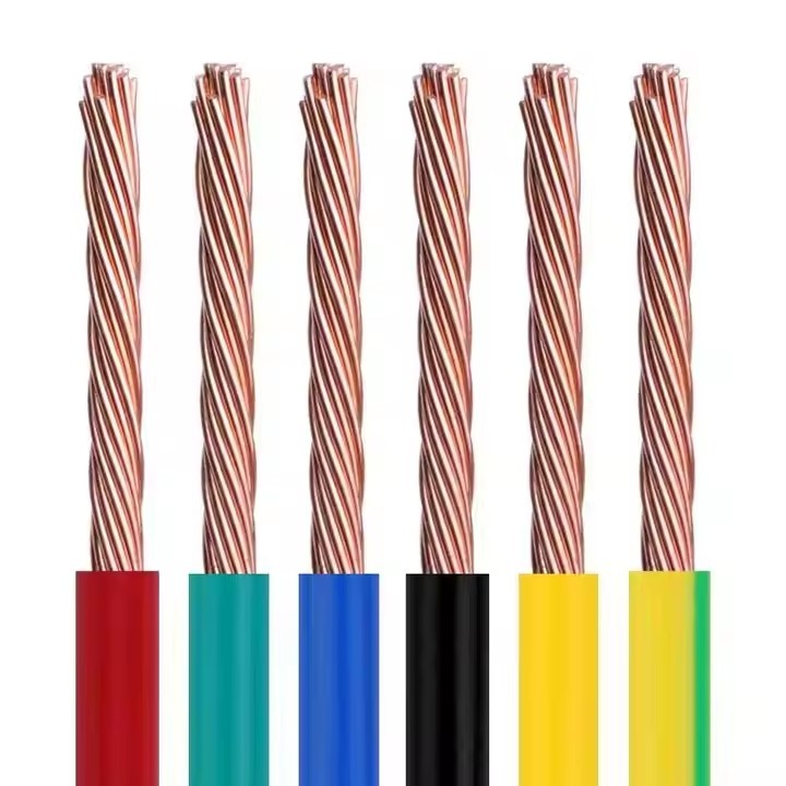 High Quality 1.5mm Stranded Copper Wire Cable BV/BVR Housing with Good PVC Insulation Competitive Pr / 3