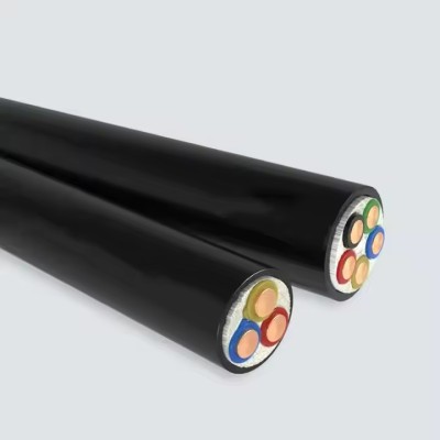 Flame Retardant 2/3/4/5-Core 1.5/2/4/6 Square Power Cable XLPE PVC Insulation Solid Copper Core Thre