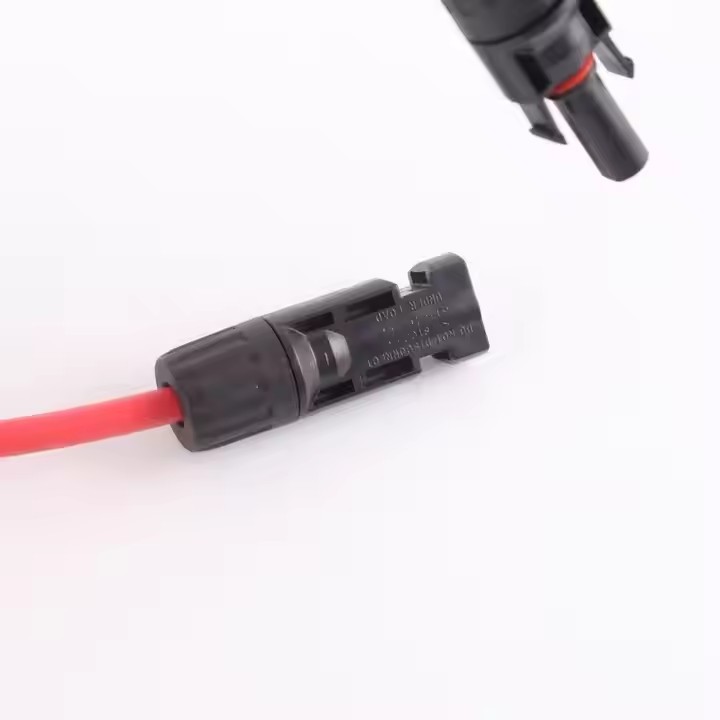 Pv Connector 4mm2 6mm2 Solar Cable With Good Quality / 2