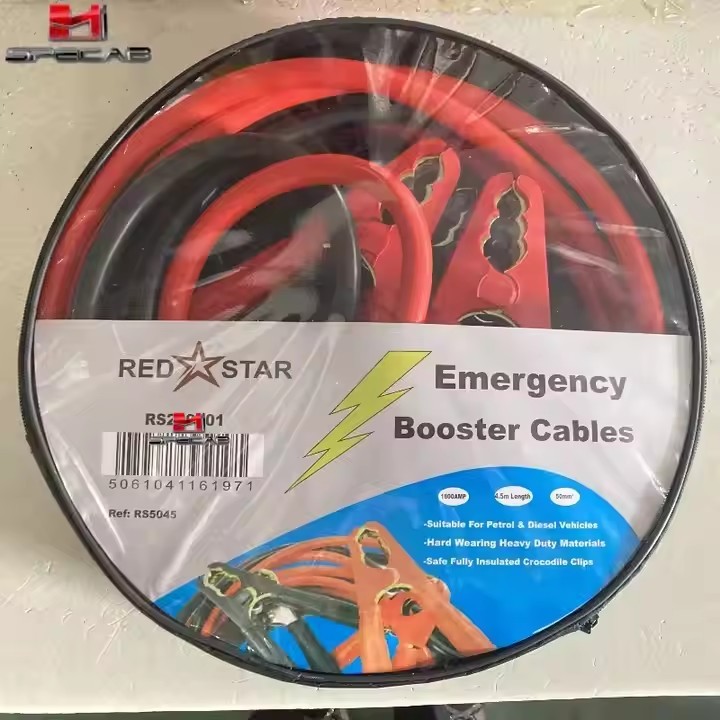 Heavy Duty 1500AMP 6m Car Battery Jump Leads Booster Cables Jumper Cable for Car Van Truck / 3