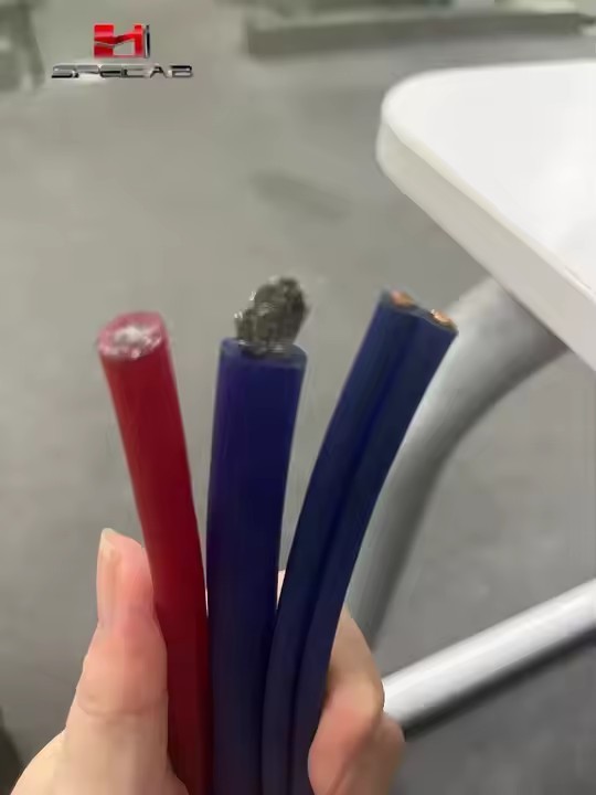 Car Audio Power Cable Ground Wire 1/0 OFC Wire for Speaker / 2
